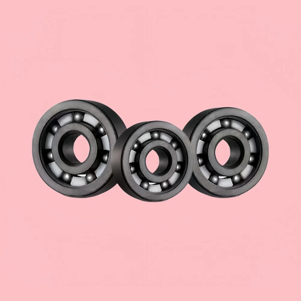 Silicon Nitride Ceramic Bearings 6000 Series High Temperature Resistance Low Friction for Precision Applications