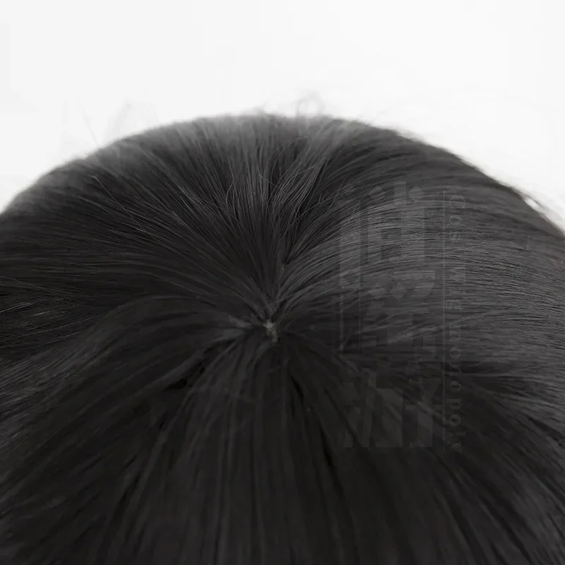 ZA01 Hoshimi Miyabi Cosplay Pruik ZZZ Game Zenless Zone Nul Oren Haarspeld Zwart Lange Sectie 6 Hittebestendige Cosplay PruikenZa0@