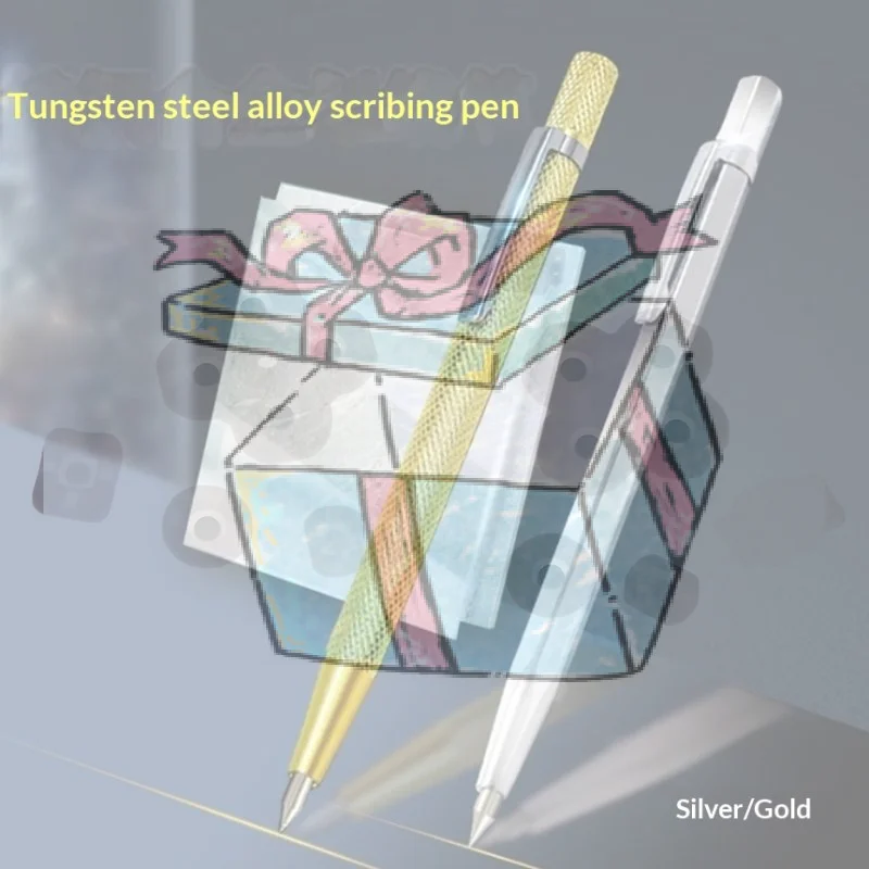 

【CCA】1Pcs Tungsten Steel Alloy Tip Carbide Marker Engraving Pen For Glass Ceramic Metal Wood Engraving Hand Tools Scribing Pen