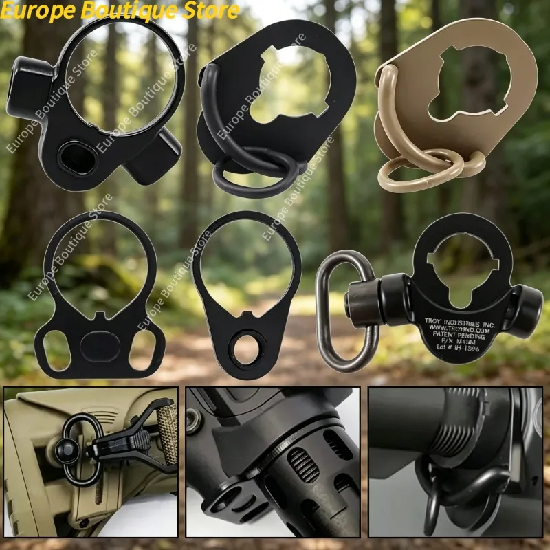 

Metal QD Sling Mount Swivel Single Dual Point Adapter For Rifle Gun Sling Outdoor Sport Model Accessories