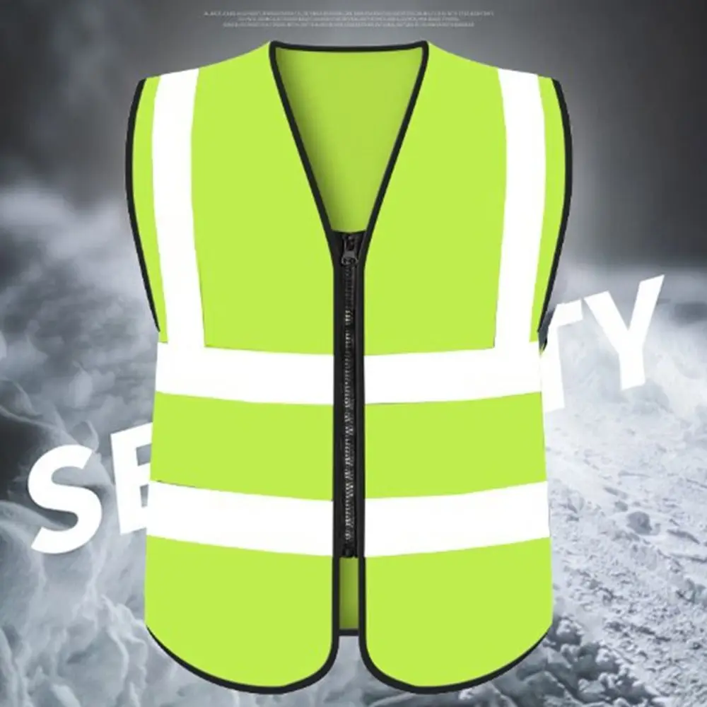 New High Visibility Running Sports Vest Multicolors Reflective Vest Paste Construction Workwear Outdoor Cycling Accessories