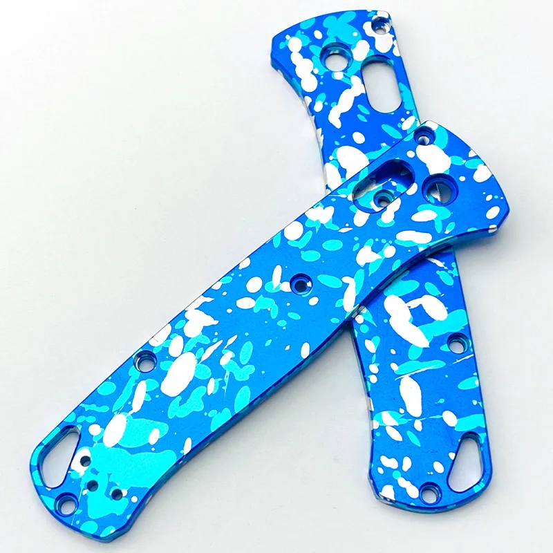 زوج من سبائك الألومنيوم DIY مجموعة ملحقات لموازين المقبض المؤكسد Bugout 535 المموهة