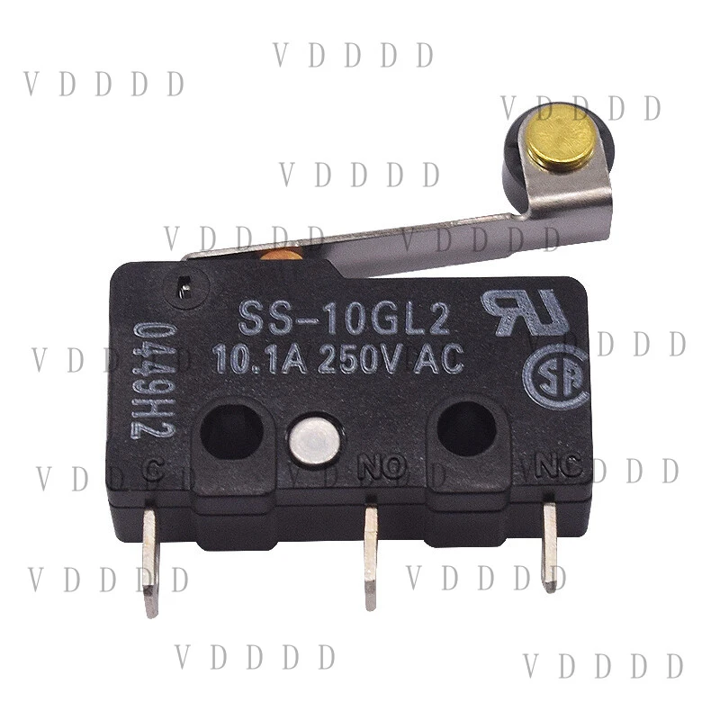 

TR FOR 5PCS OMRON SS-10GL2 3pin 10.1A250VAC Micro Switch w#Ball NC&Open