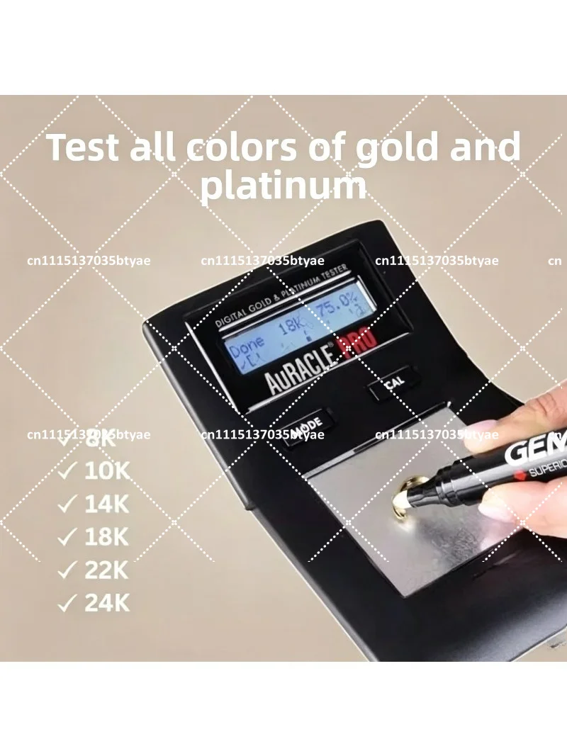 High Karat Gold & Platinum Tester -  Display Accurate Compact Portable Electronic Digital - view 4