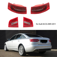 Outer/Inner LED Tail Light for Audi A6 C6 S6 Quattro RS6 Saloon Sedan 2009-2011 Rear Light Stop Brake Lamp Turn Signal Lamp