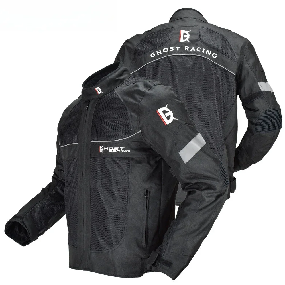 

Motorcycle Rider Racing Jacket, Bike Suit Summer Mesh Men's Warm Fall-Proof Biker Suit Bike Pant Suit