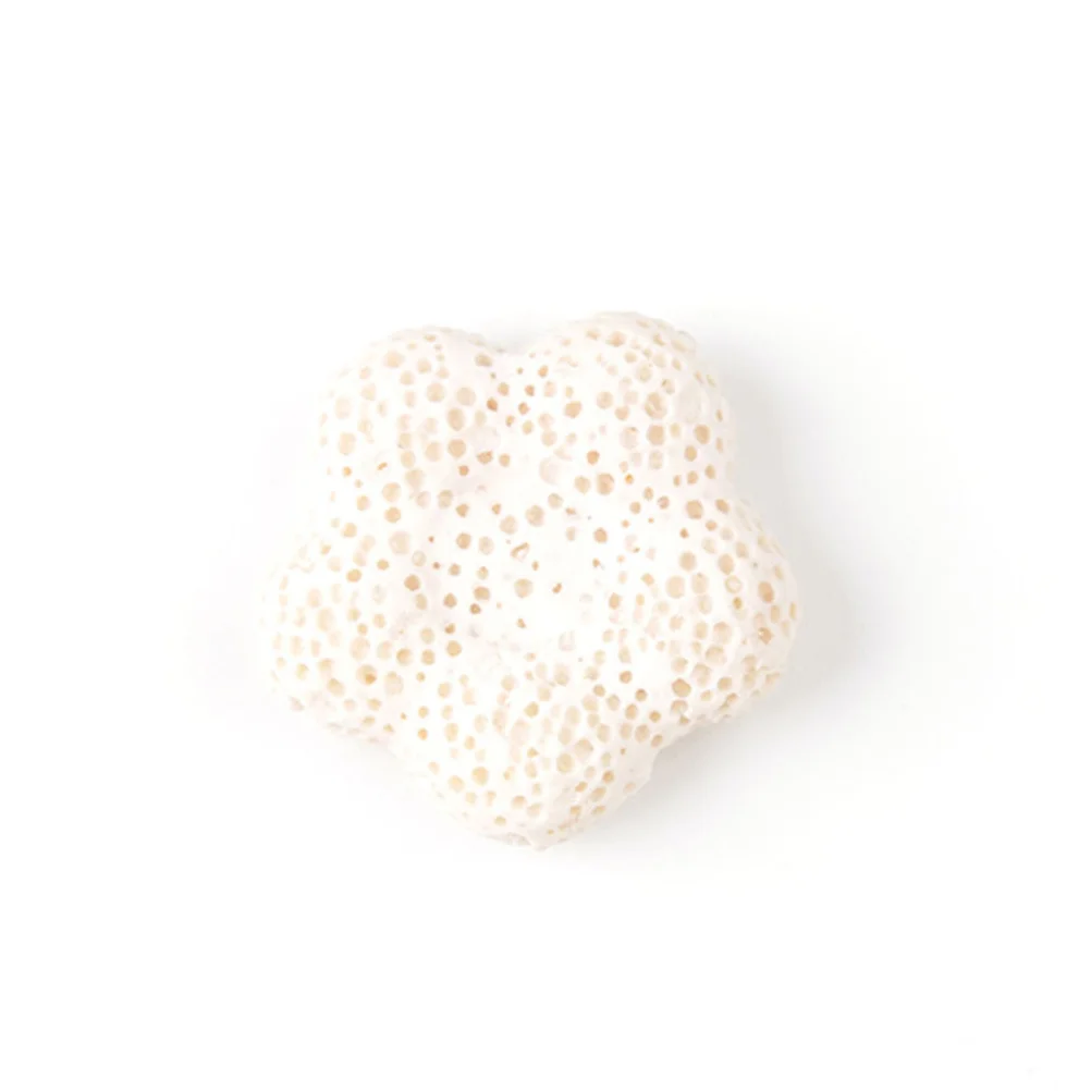 

18Pcs 21x21x8mm Volcanic Stone Lava Beads Colorful Flower Shaped Pendant Charms for DIY Necklace Bracelet Earrings Mixed Color