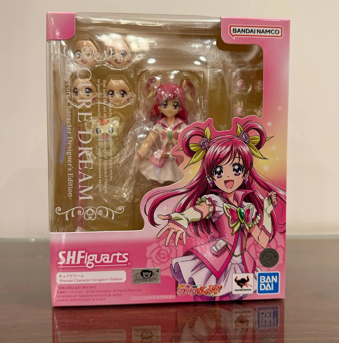 In Stock Original Bandai SH Figuarts SHF Pretty Cure Cure Dream Precure Character Designer's Edition Action Figures Collection