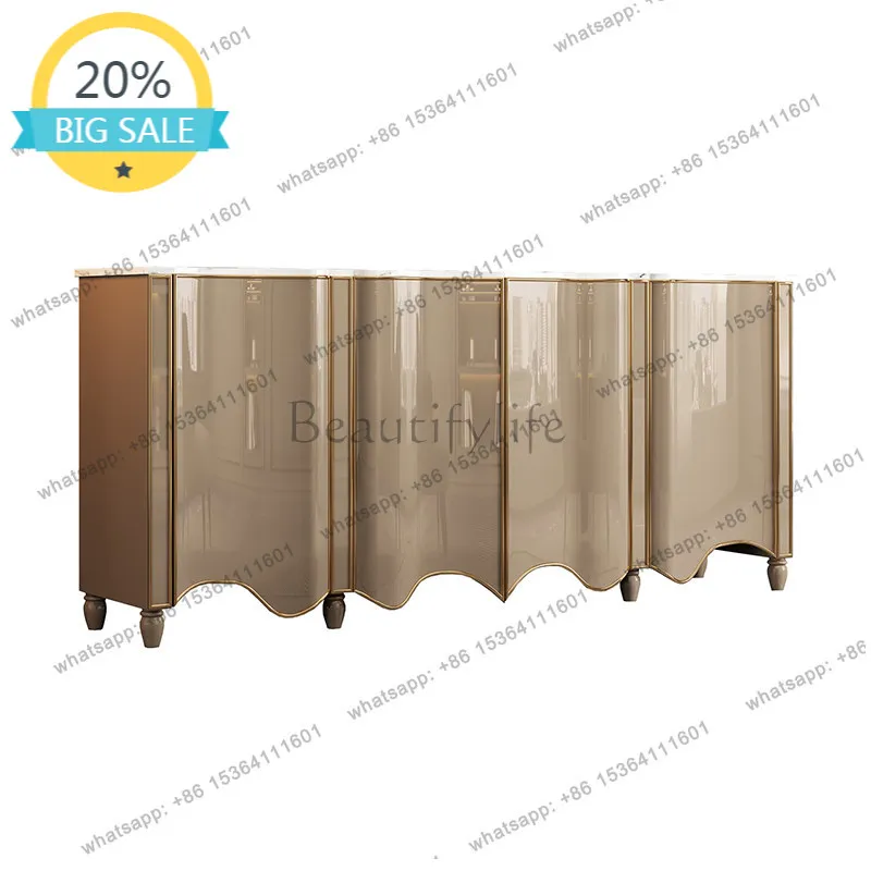 

D25American light luxury door cabinet, living room home door facing the door decorative cabinet