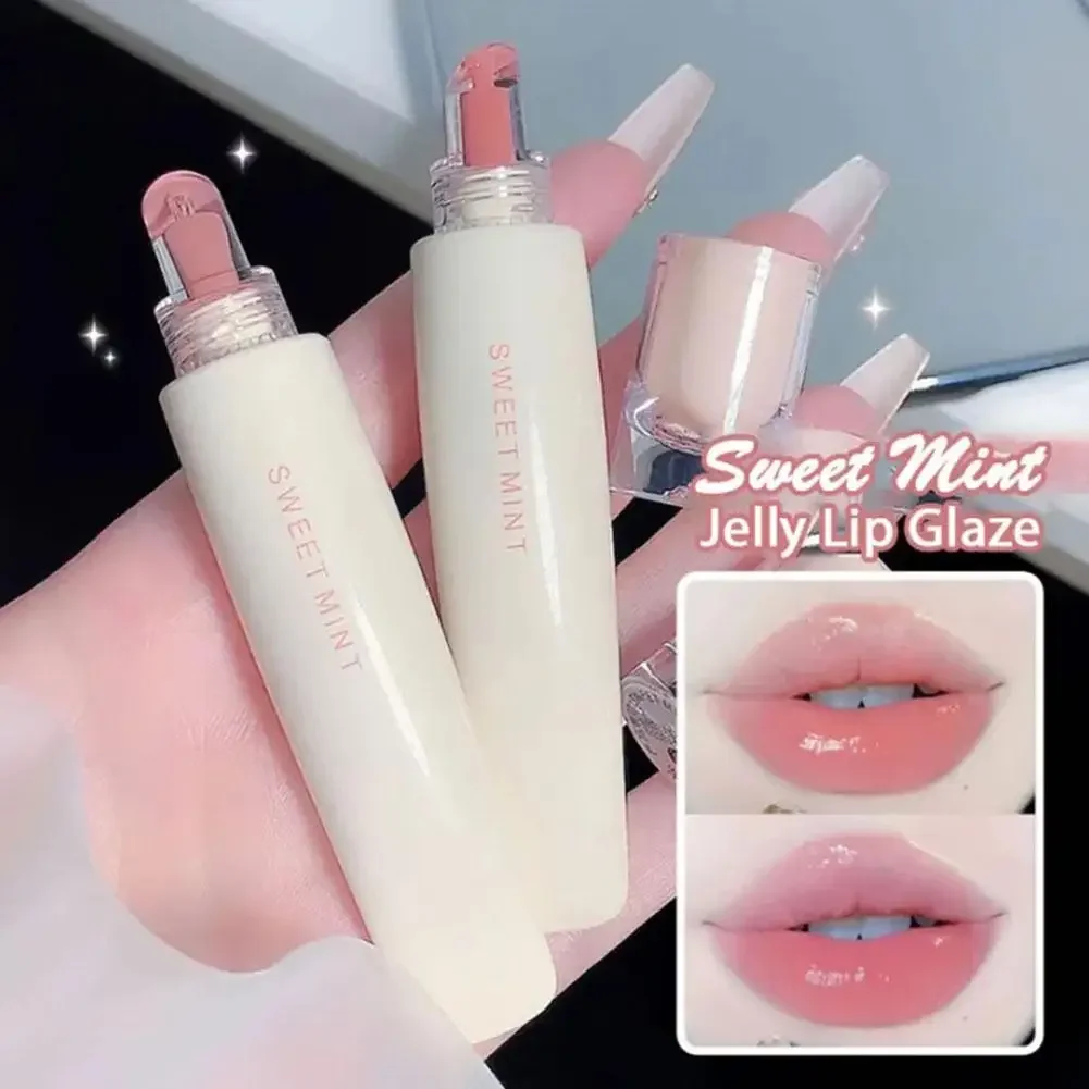 

Heallor Lip Gloss Mirror Dyeing Lip Gloss Moisturizer Liquid Tint Lip Red Korean Lasting Cosmetic Lipstick Makeup Long Waterproo