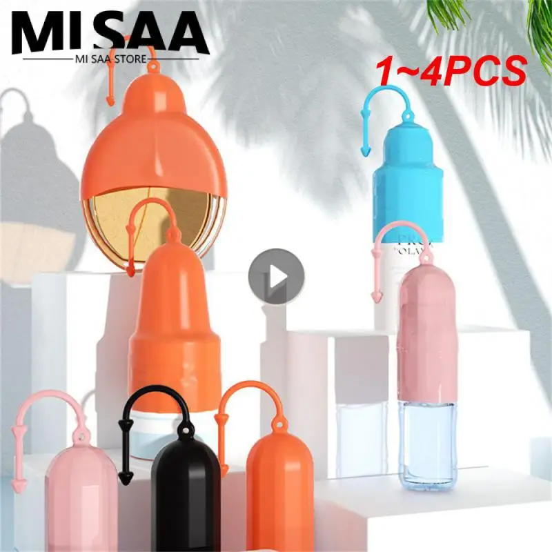 1~4PCS Eco-friendly Leak-proof Cover Portable Stretchable Silicone Bottle Cover For Outdoor Use Shower Gel Dispenser Must-have