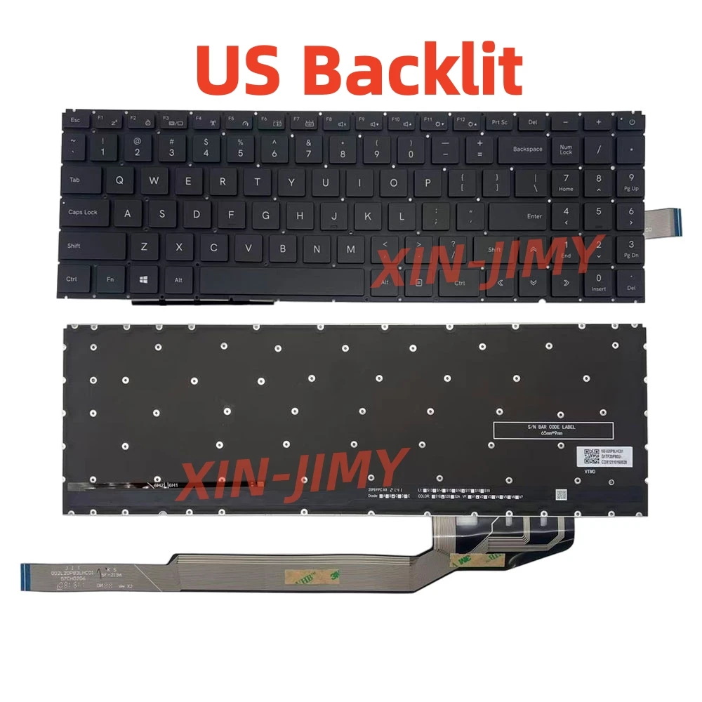

Клавиатура с подсветкой (США) для TFM20P86GBJ852 KBDR02A008-4062 TFM20P83USJ852 KBDR02A008-4013