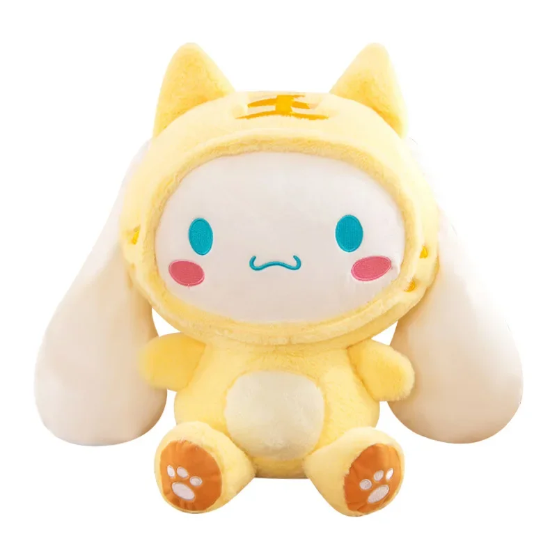 Muñeco de peluche Kawaii de 60cm, Cinnamoroll Hello Kitty Sanrio, tamaño grande, juguete de peluche de Cinnamoroll, bonito regalo para niños, regalo de cumpleaños y Navidad