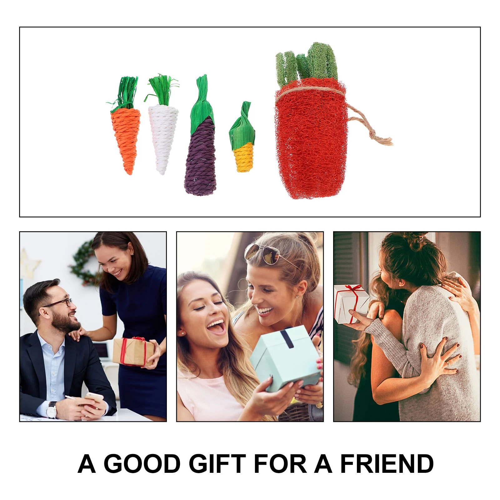 5 Pcs Hamster Teething Toy Pet Plaything Rope Small Animal Parrot Toys