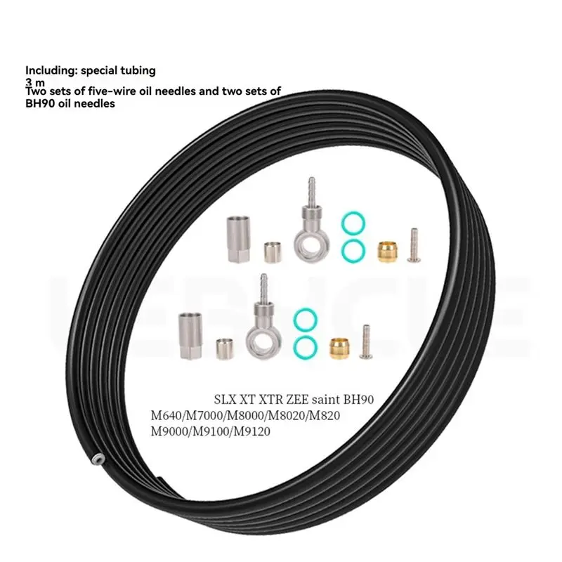 A89E-Bicycle Banjo Connect Hydraulic Disc Brake Hose For BH90 SLX M666 675 M7000 XT M785 Brakes Line Pipe