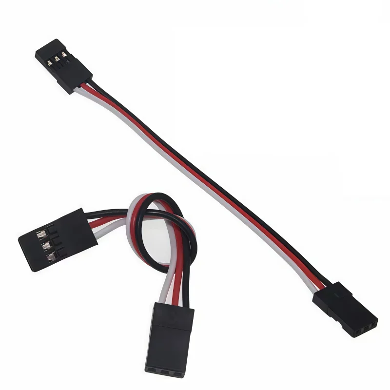 10/20 Stück Servokabel, Flugsteuerkabel, Stecker-zu-Stecker, 3P-DuPont-Steckerkabel, Signalkabel, Verlängerungskabel, Empfänger-Dockingkabel – Detail 4
