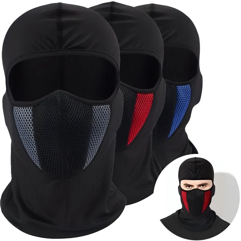 Full Face Keep warm Mask Winter Cycling Masks Skullies Cap Hat Motocross Motorbike Helmet Moto Riding Neck Face Hood Moto Mask