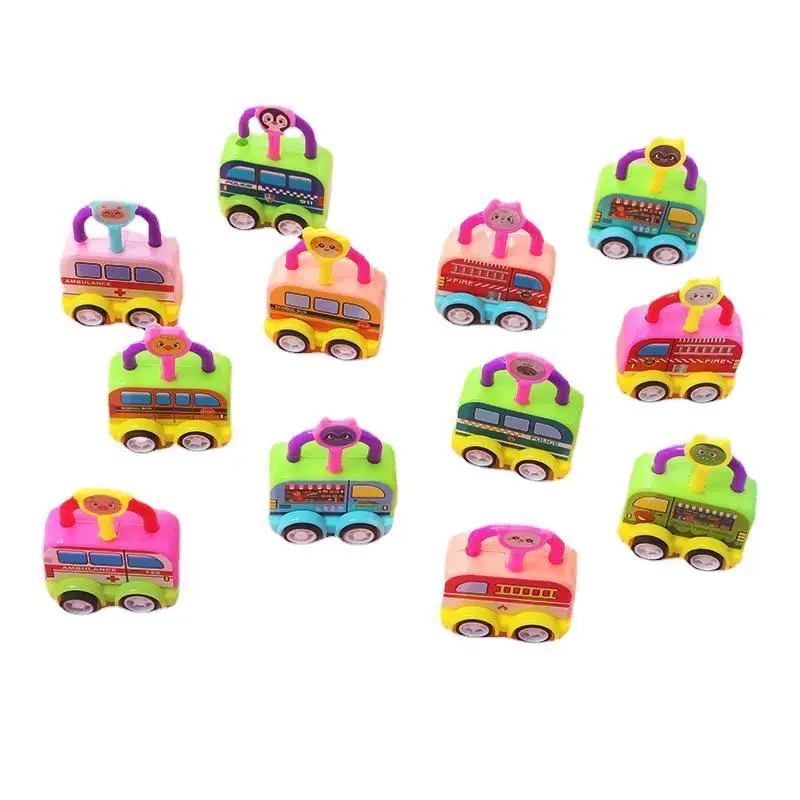 Cartoon Assembly DIY Lock Car Unlock Paired Block Kindergarten Color Hands on Brain Toy