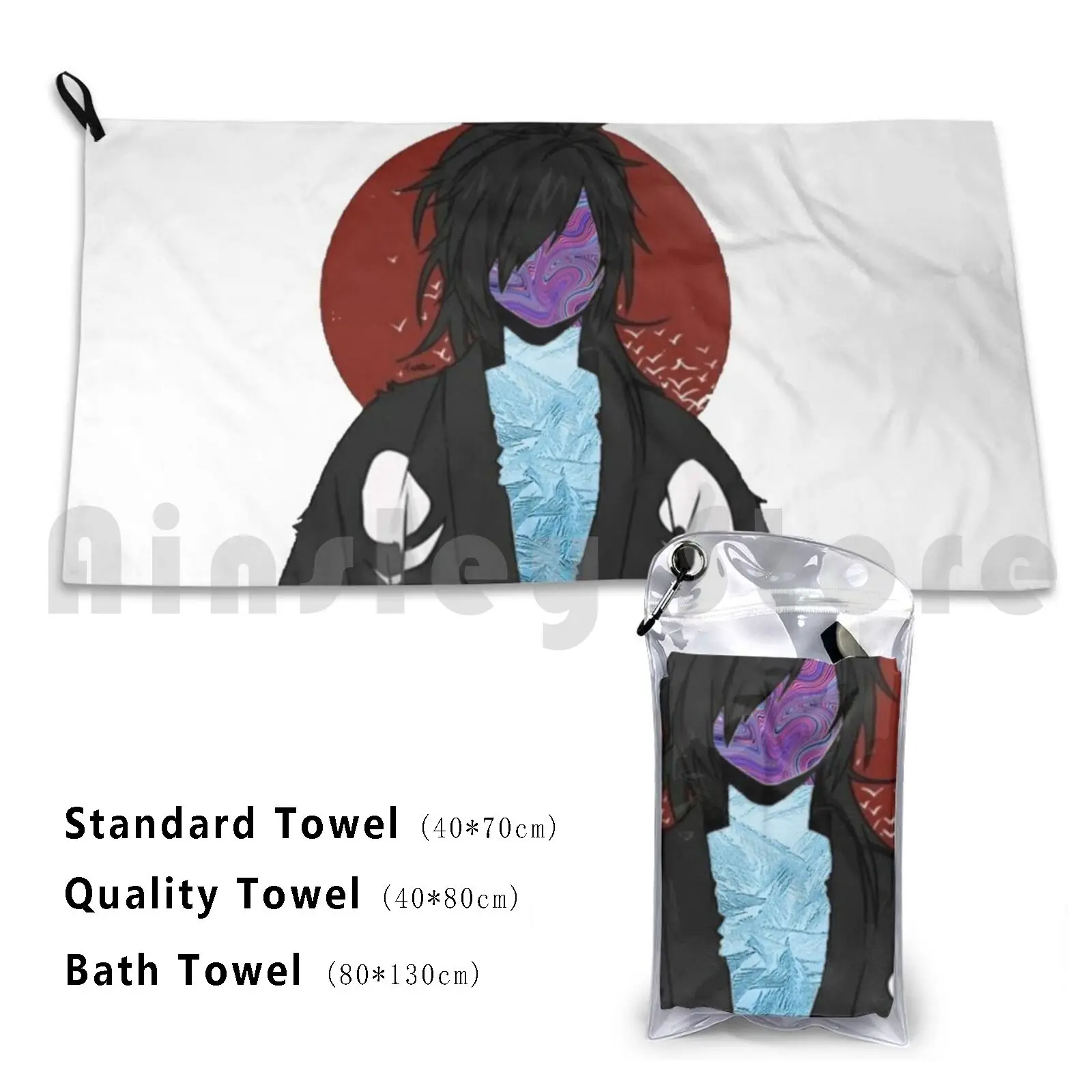 Hyakkimaru Dororo Bath Towel Beach Cushion Dororo Hyakkimaru Anime Faceless Swordsman Japan Assassin Lost Sole