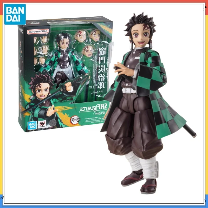 

Bandai Spot S.H.Figuarts Shf Tanjiro Kamado Demon Slayer Movable Doll Toy Model Ornaments Holiday Gift Collection