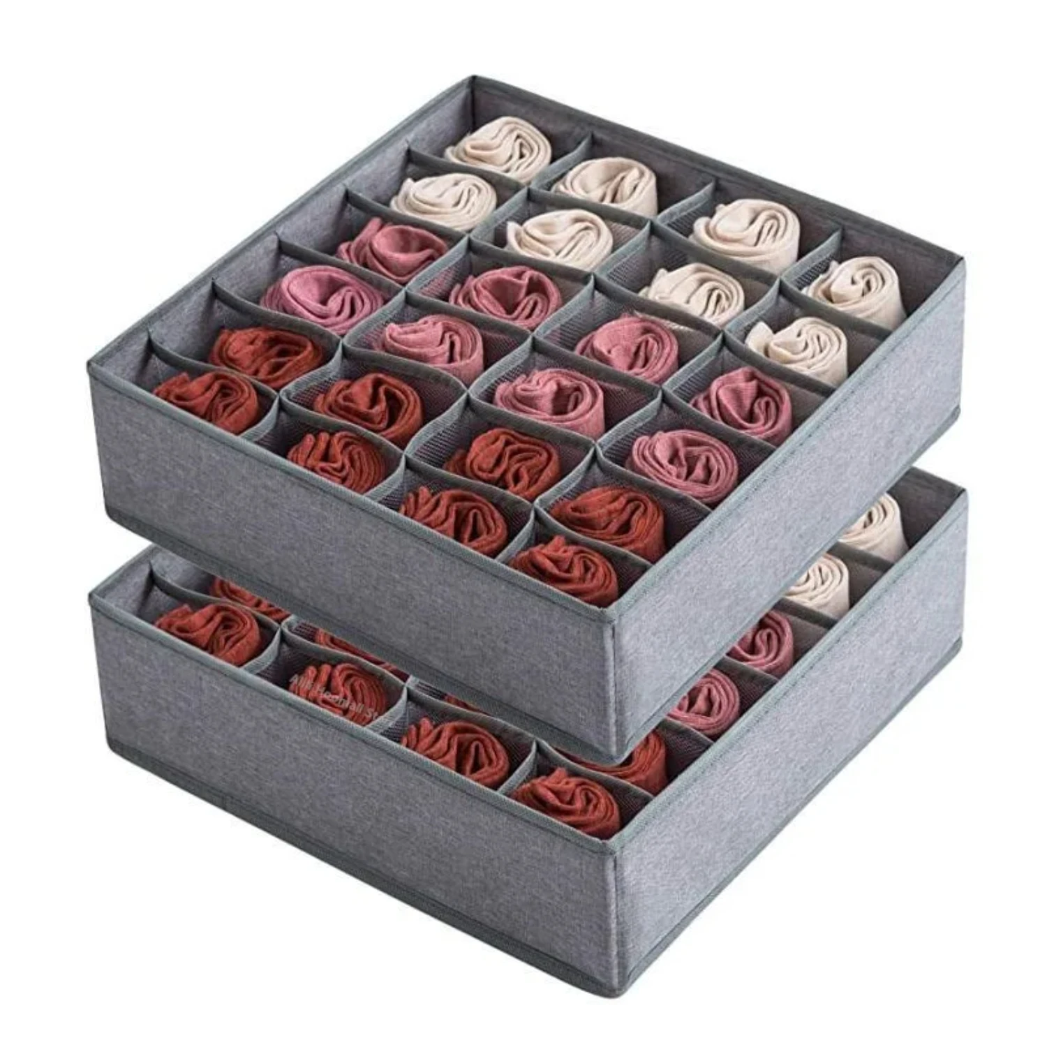 Organizer Dustproof Drawer Cabinet Storage Box for Socks Bra Underwear Scarf Wardrobe Clothing