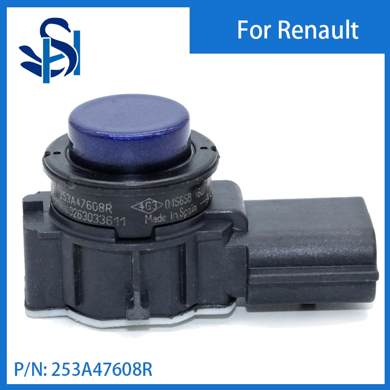 

253A47608R PDC Parking Sensor Radar Color Blue For Renault Clio IV 2015