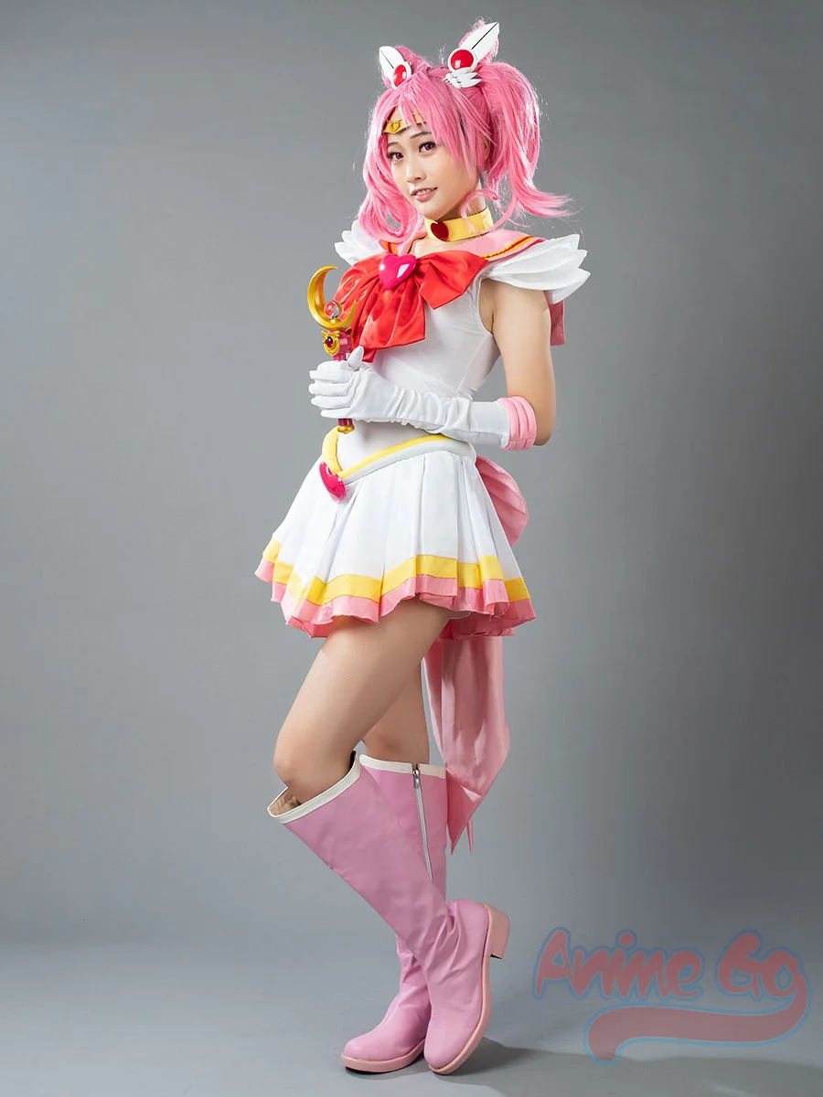 Anime Sailor Super S Film Sailor Chibiusa Rini Cosplay Costumes mp001409