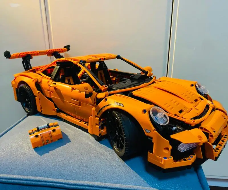 Compatibile 42056 MOC Bricks 911 GT3 RS Technicial Car Toys ragazzi regalo di natale bambini costruttore modello Building Blocks per adulti