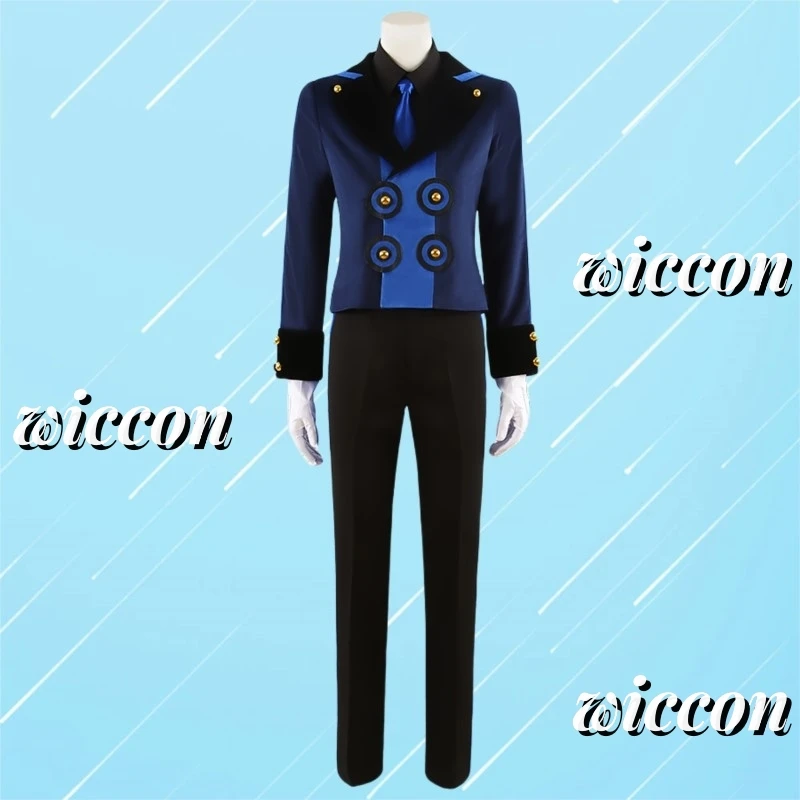 Pr3 Theodore Cosplay Costume Uniform Velvet Room Yuuki Makoto Cos Clothing with Hat Cosplay Costume Party Christmas Halloween