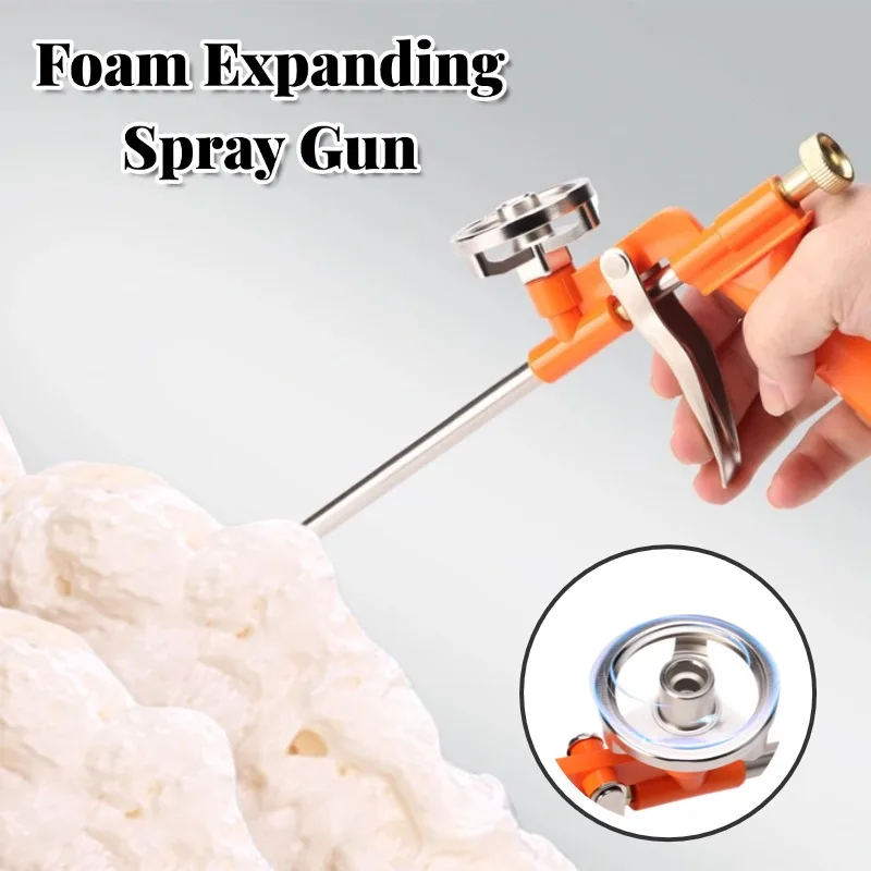 

Foam Expanding Spray Gun Corrosion-Resistant Wear-Resistant Pu Insulating Applicator Sealant Caulking Tool For House Renovation
