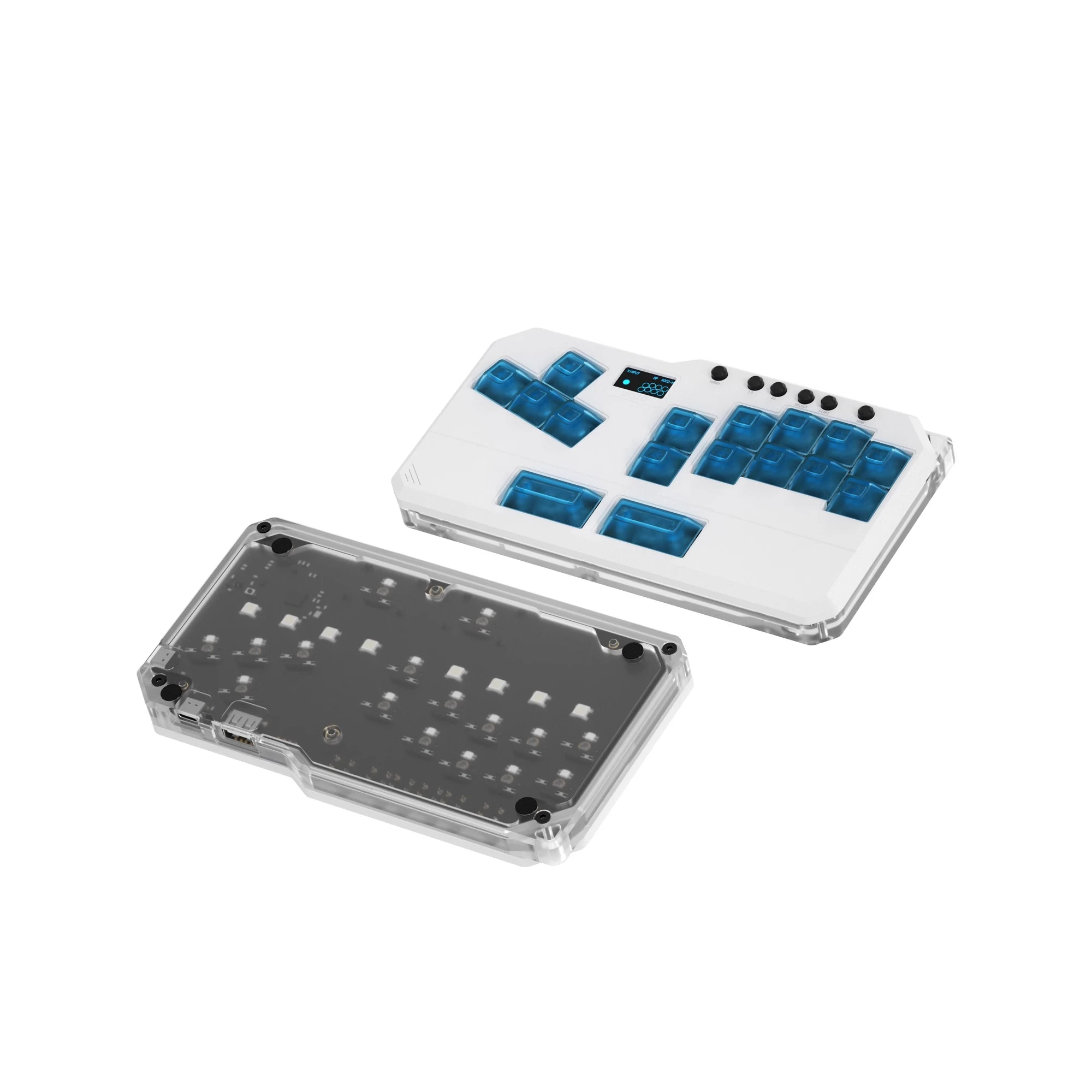 

Aluminum Gaming Keyboard for Tekken Street Fighter 6 King of Fighters 15 Joystick Arcade Fighting Support PS4 PS5 Switch PC