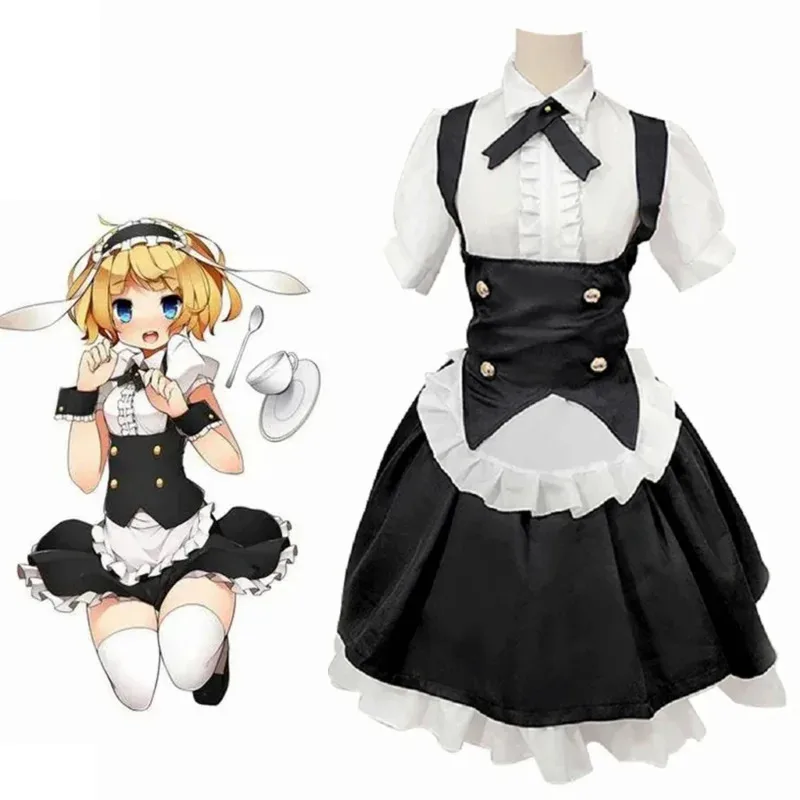 

Unisex Anime Cos Is the order a rabbit Kirima Syaro Cosplay Costumes Halloween Christmas Party Uniform Sets sad 2026