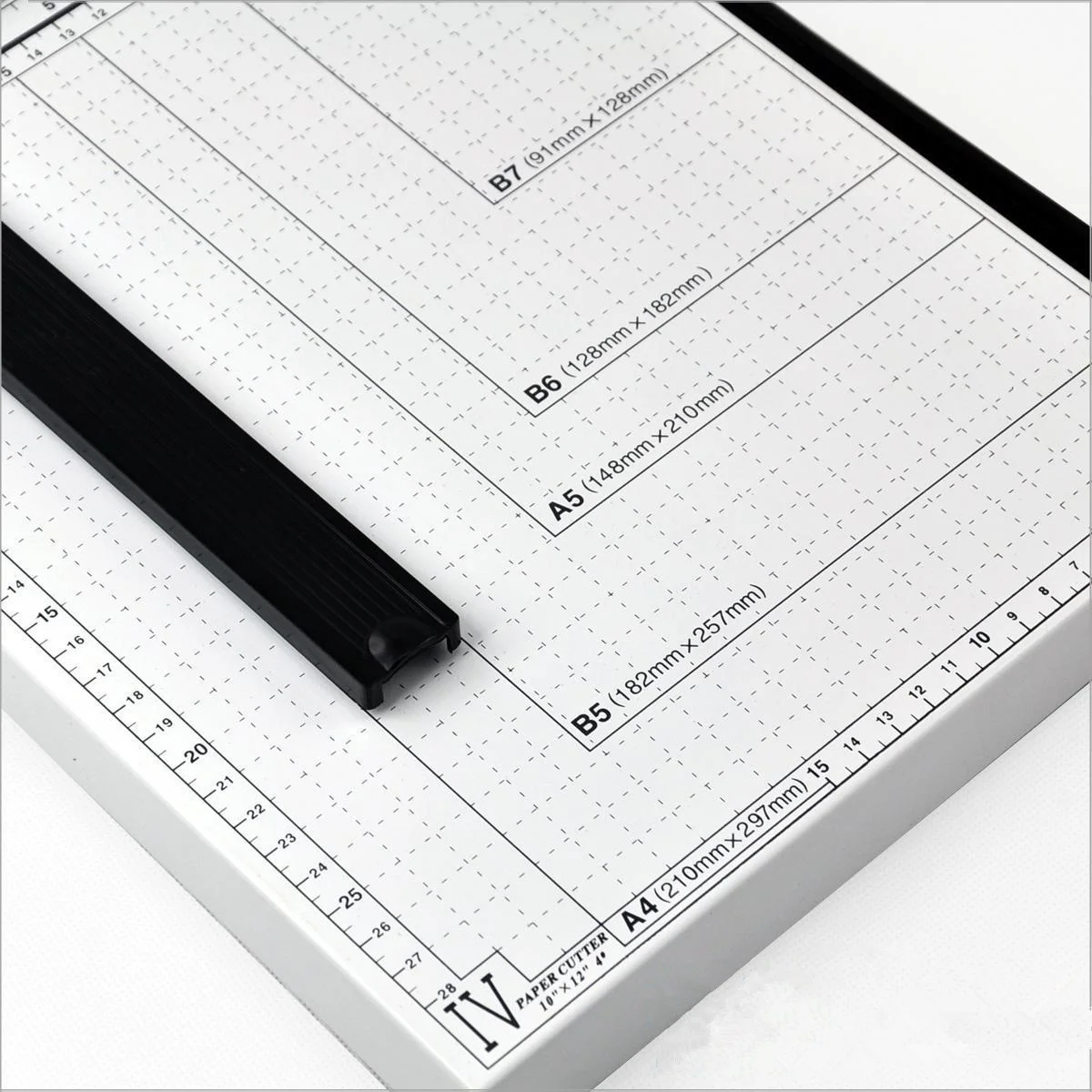 17 Inch Heavy Duty Paper Cutter 10X12 Inch Guillotine Trimmer For A4 Documents Photos Cutting Tool Metal Base Abs Blade Office