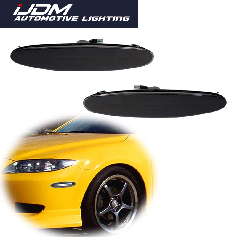 For Mazda 6 Mazdaspeed6 GG GY GG1 GY1 2003-2008 Car LED Front Side Marker Turn Signal Lights Parking Lights Fender Flare Lamps
