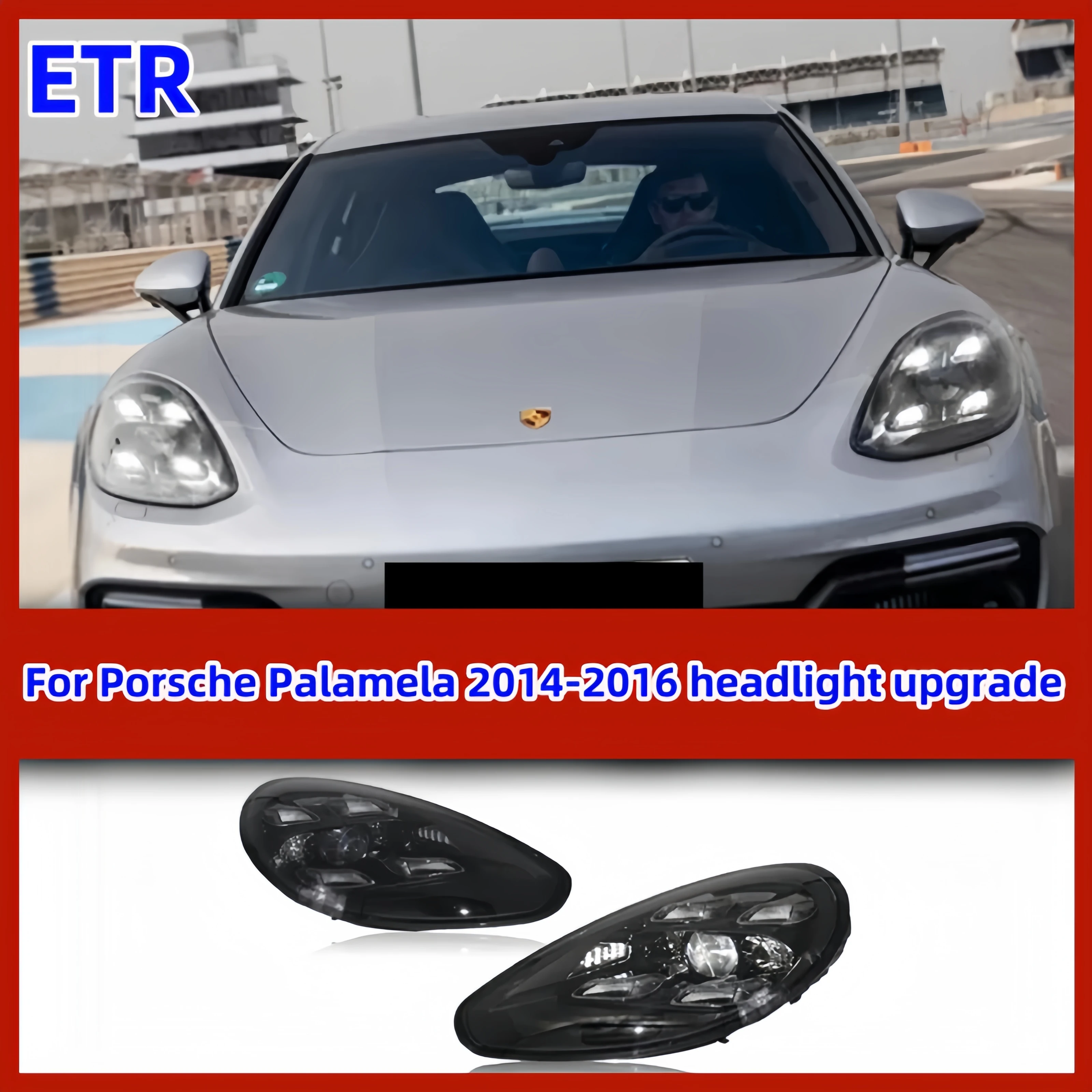 Car headlight For Porsche Palamela 2010-2016 headlight upgrade LED plug and play