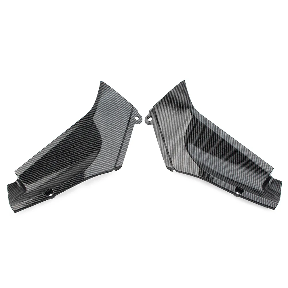 2x Motorcycle Side Air Duct Cover Fairing Insert Cover Protector Carbon Fiber Pattern For Yamaha YZF R1 1998 1999 2000 2001