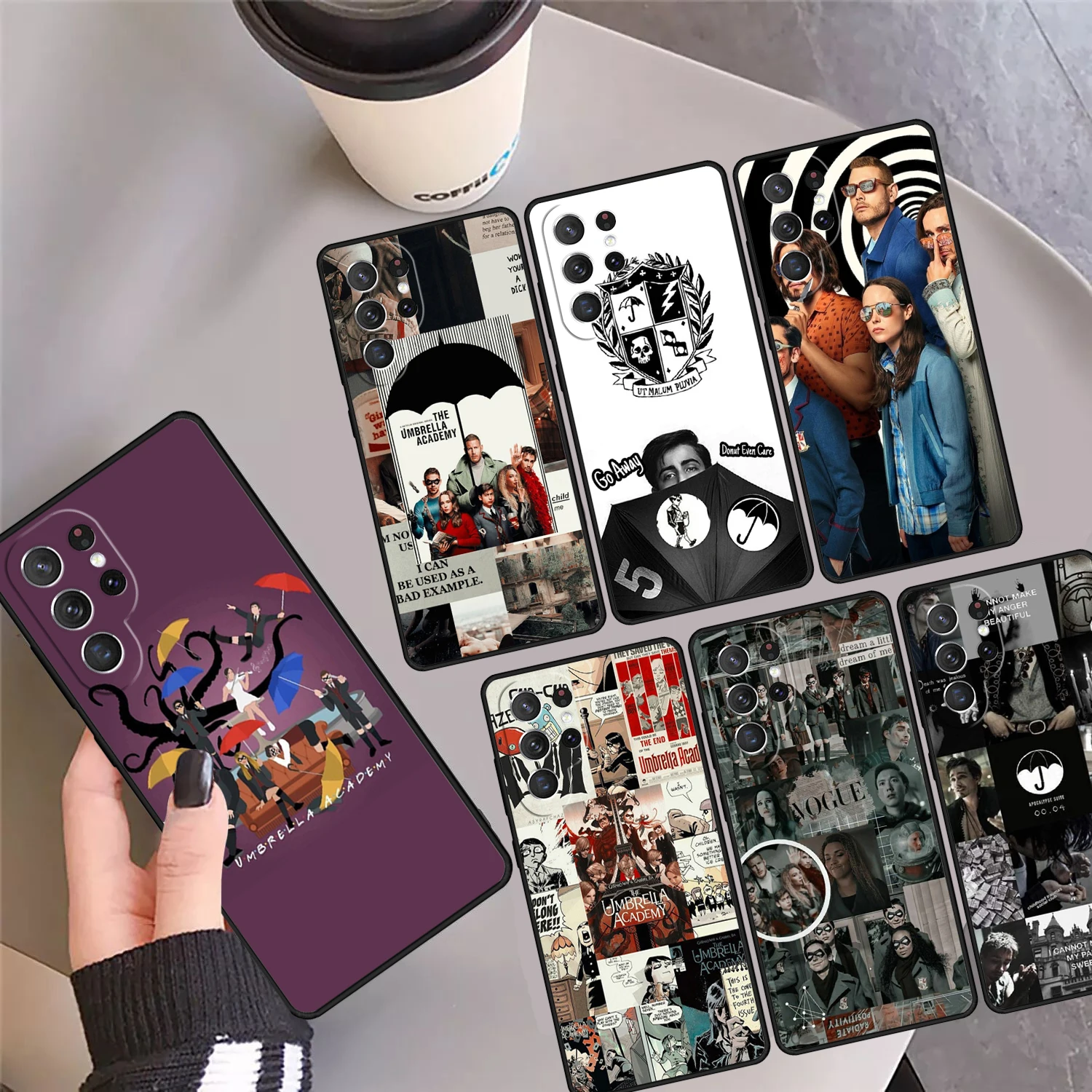

Чехол для телефона Umbrella Academy для Samsung Galaxy S24 S25 Ultra S23 S22 Plus S21fe Lite S20 Note 10 20 Pro