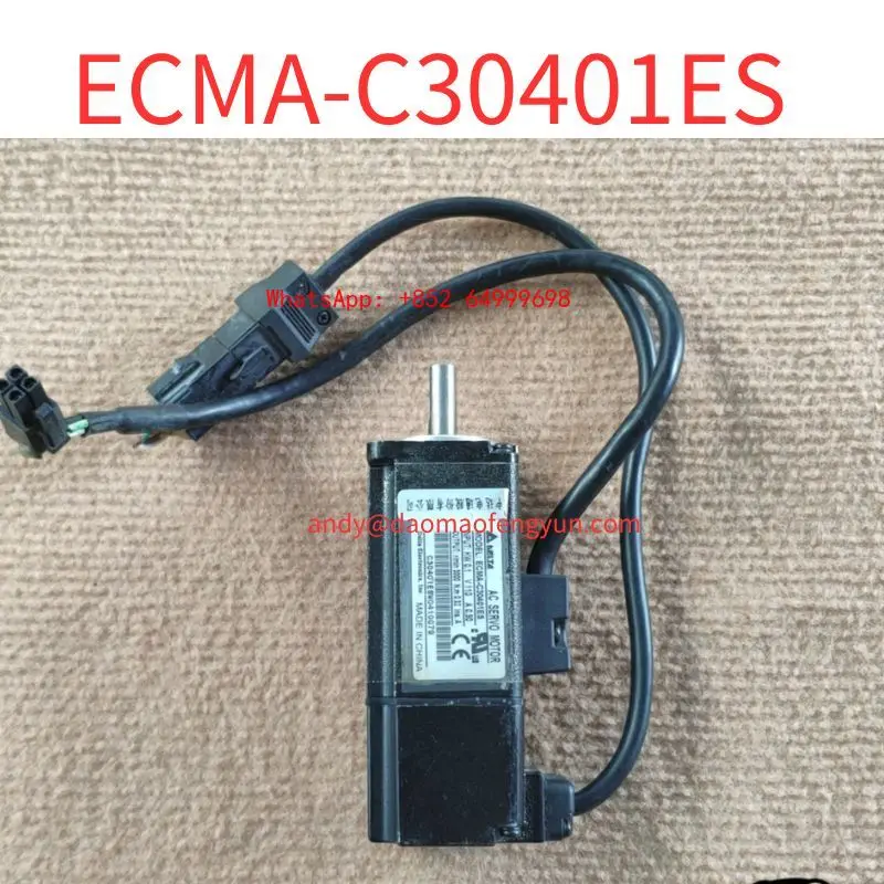 

Second-hand original Servo motor ECMA-C30401ES