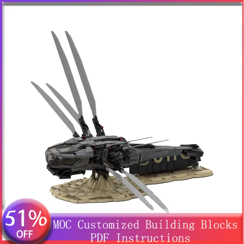 

693 PCS Star Battle Ornithopter MOC Customize Modular Building Block Educational Design Creative Design DIY Festival Toy Gift