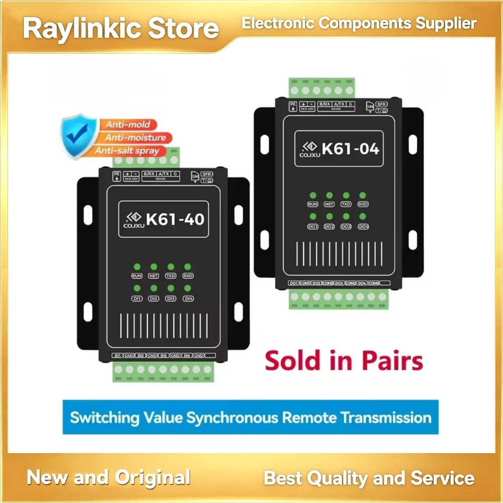 EBYTE K61‑DL20 RS485 Switch Value Transparent Transmission, Modbus RTU/TCP, Hardware Watchdog, Anti‑Interference