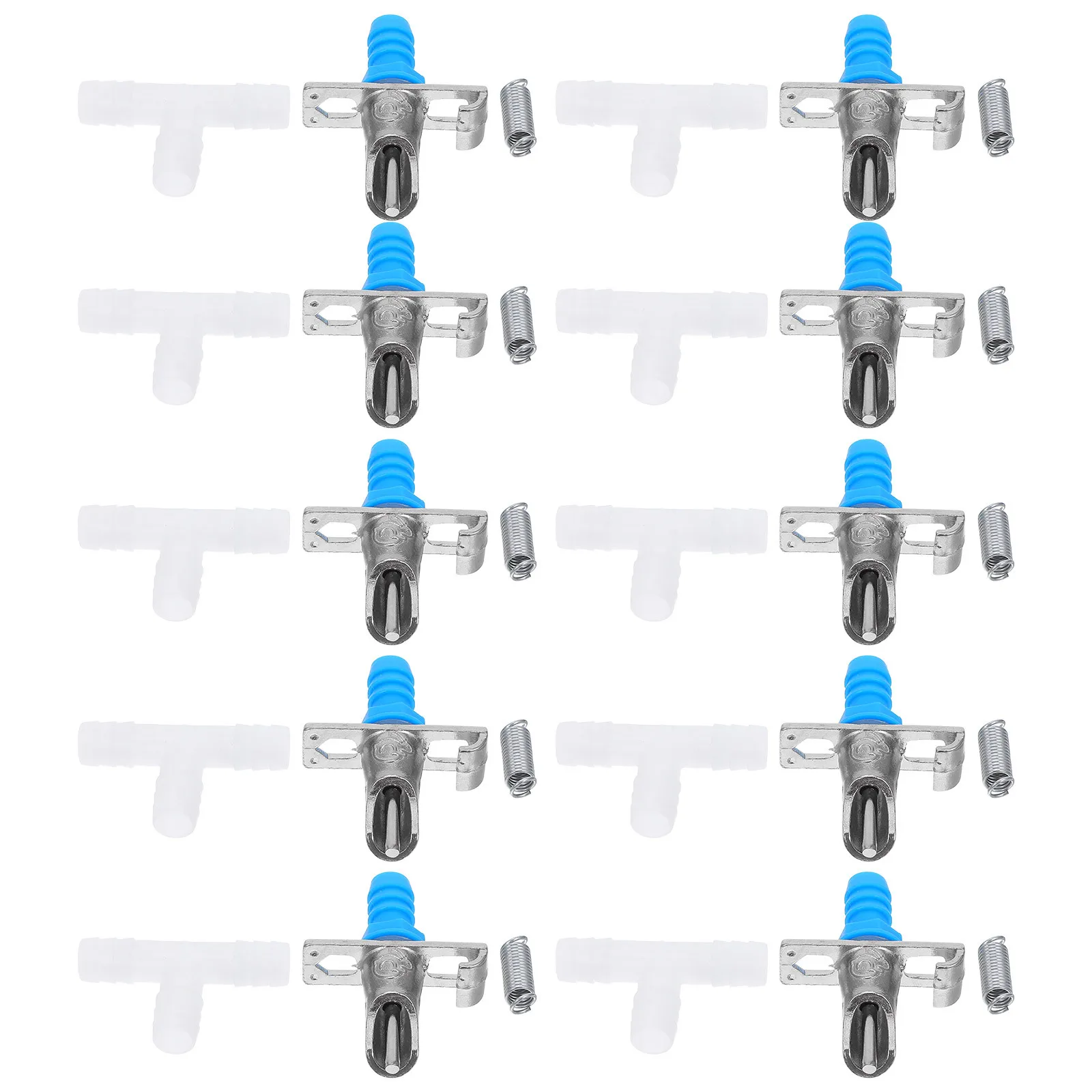 

10 set Metal Waterers Automatic Water Feeding System For Rabbit Bunny Drinker Small Animals Drinking Tool Rabbit Supplies