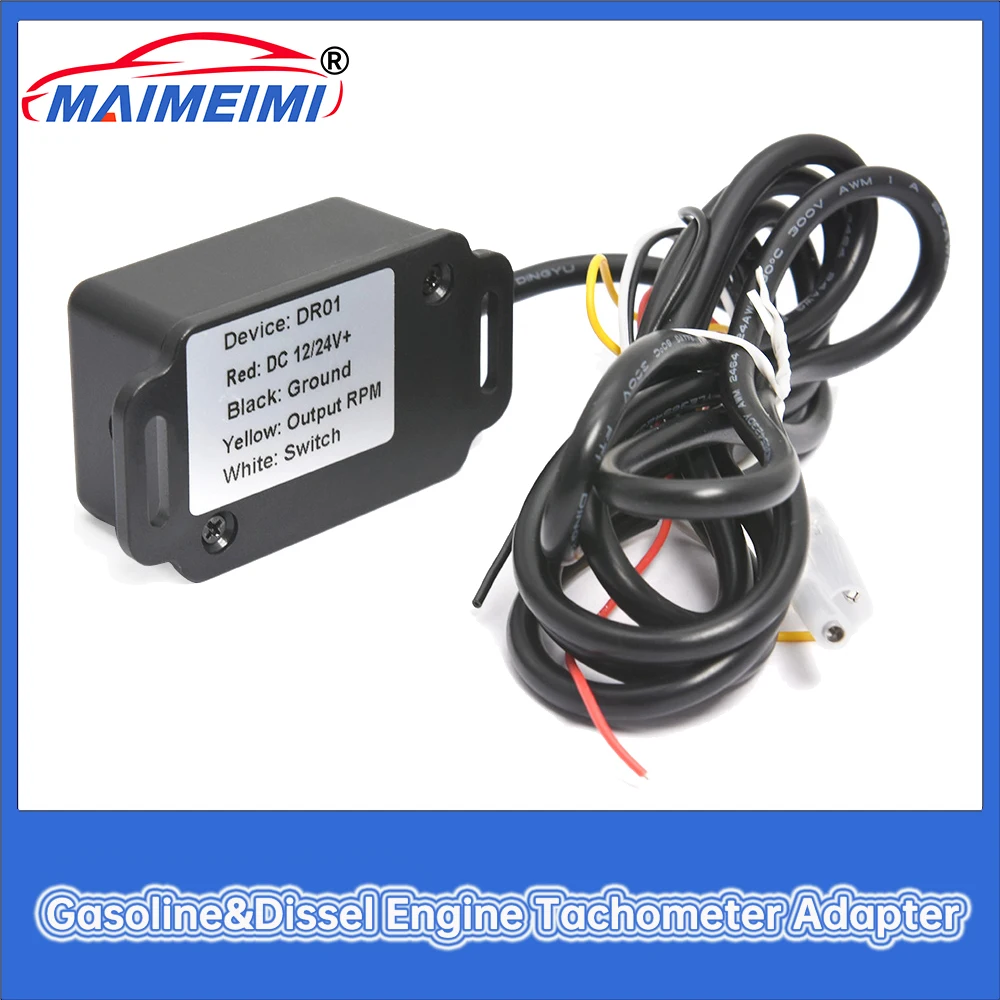 RPM Signal Adaper Tachometer Sensor Tach Adapter engine tach sensor For Vehicle Truck Boat Yacht Easy
