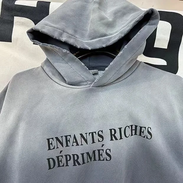 Oversized ERD Hoodie Michael Graphic Clothing Loose Best Quality Nice Washed Hooded Tops For Men Unisex Pullover