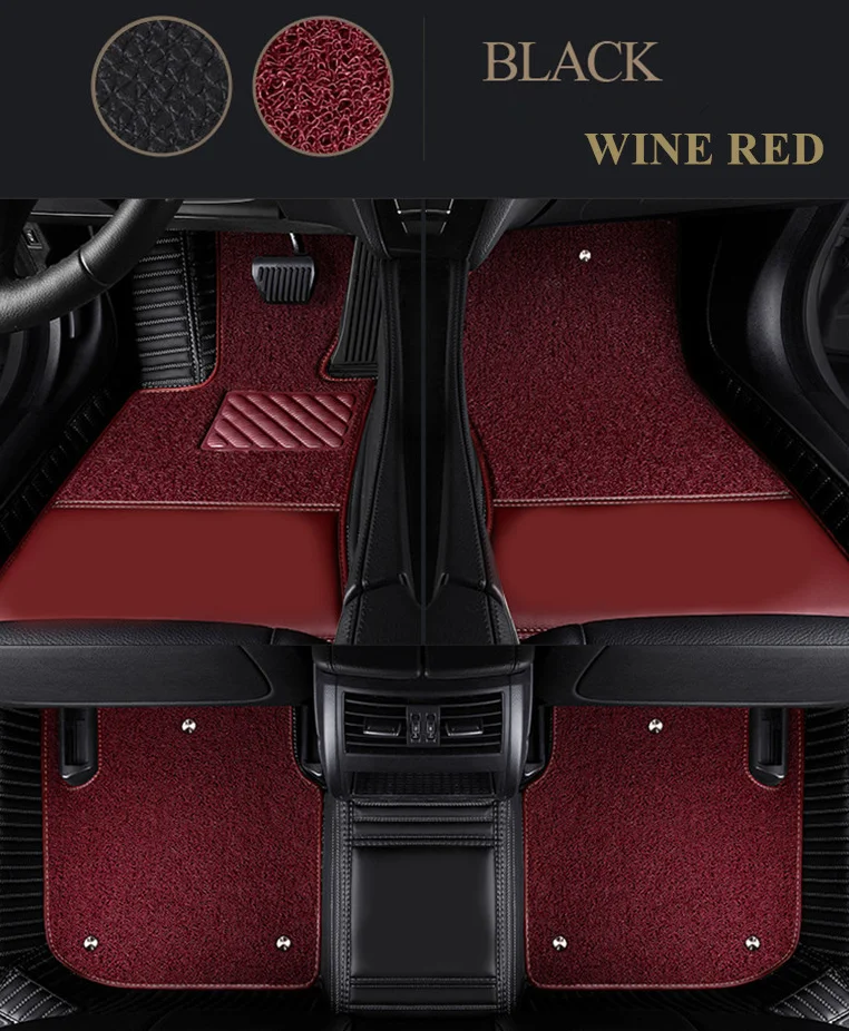 Best quality, Custom special car floor mats for Mercedes Benz CLS 300d 2023-2018 durable double layers carpets for CLS300