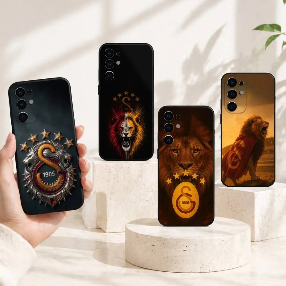 G-Galatasaray Sports Club Phone Case Black Silicone Soft For Samsung S25,S24,S21,S22,S23,S30,Ultra,S20,Plus,Fe,Lite