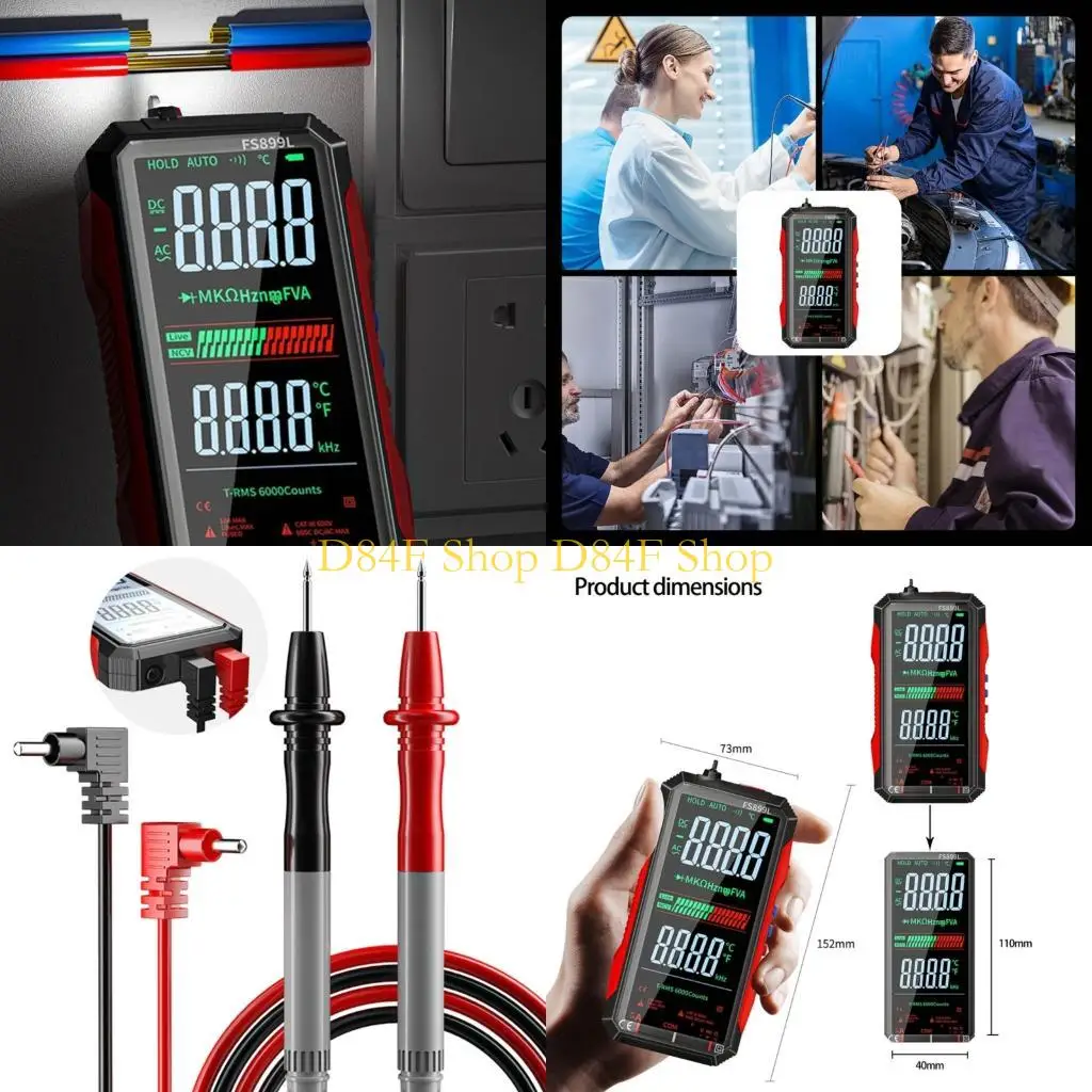 D84F Perspective Digital Multimeter With Memory Function Wireless Detection For consistent conclusions