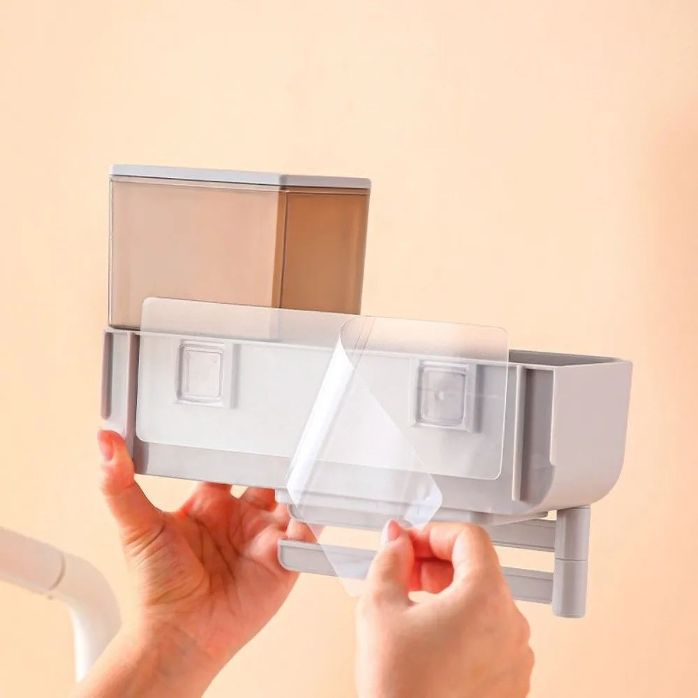 

Wall Mounted Kitchen Soap Dispenser Waterproof Design Large Capacity Dishwashing Liquid Container With Drain Hand Press