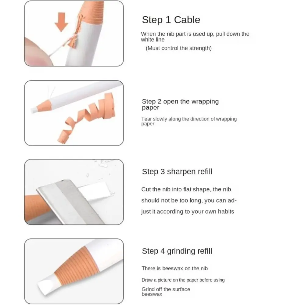 أداة Microblading قلم تحديد مستحضرات التجميل النساء سحب الحبل الحاجب القلم العين الحاجب تينت قلم الوشم الدائم قلم الحواجب الأبيض #6