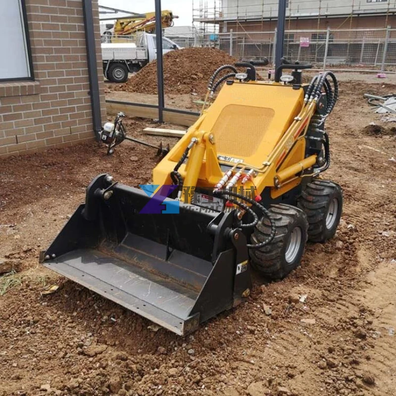 YG380 Multifunction Skid Steer Loader 200kg Mini Skid Steer Loader