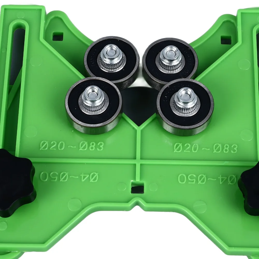 Adjustable Hole Saw Guide Portable Double Vacuum Suction Bases Drill Guide Jig Green Tile Hole Cutter For Marble Locating